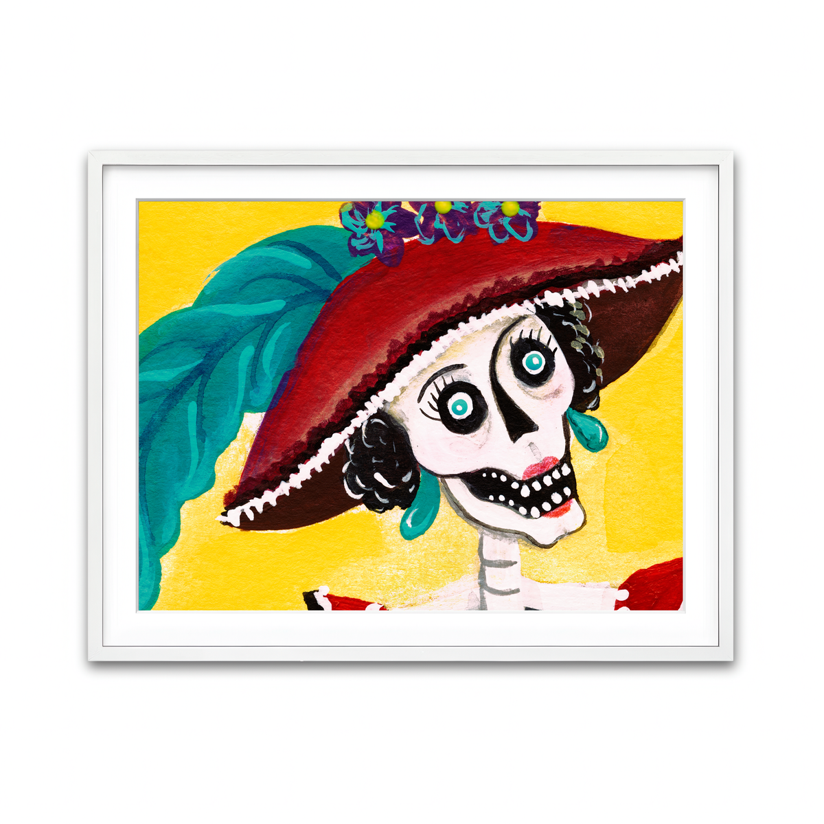 Framed Print 4x3 White