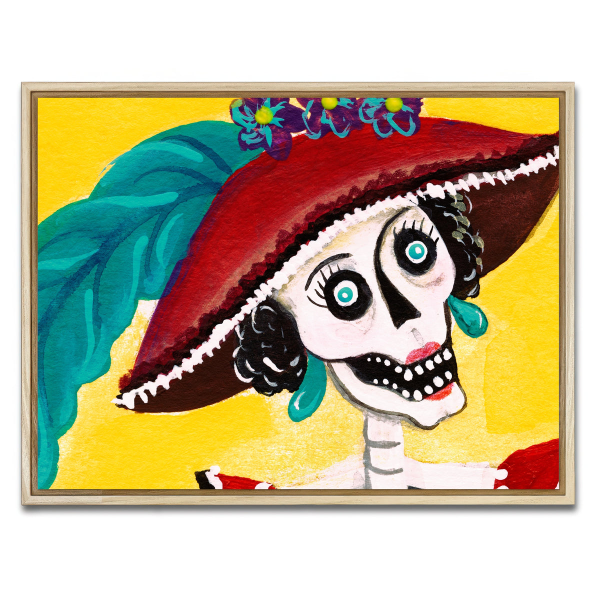 AUTO-MOCKUP WHITE | Catrina | 1 Piece | Natural Framed Canvas | group=4x3