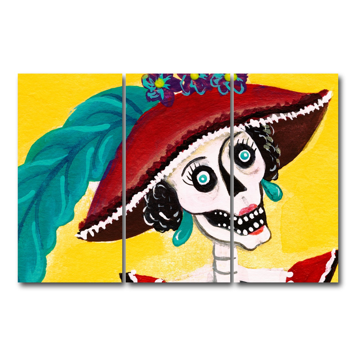 AUTO-MOCKUP WHITE | Catrina | 3 Piece | Gallery Wrap Canvas | group=12x24