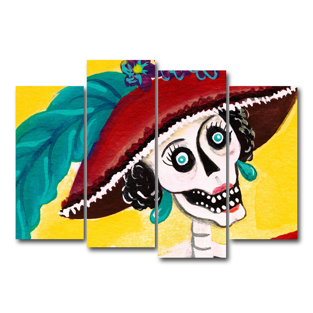 AUTO-MOCKUP WHITE | Catrina | 4 Piece | Gallery Wrap Canvas | group=4_normal