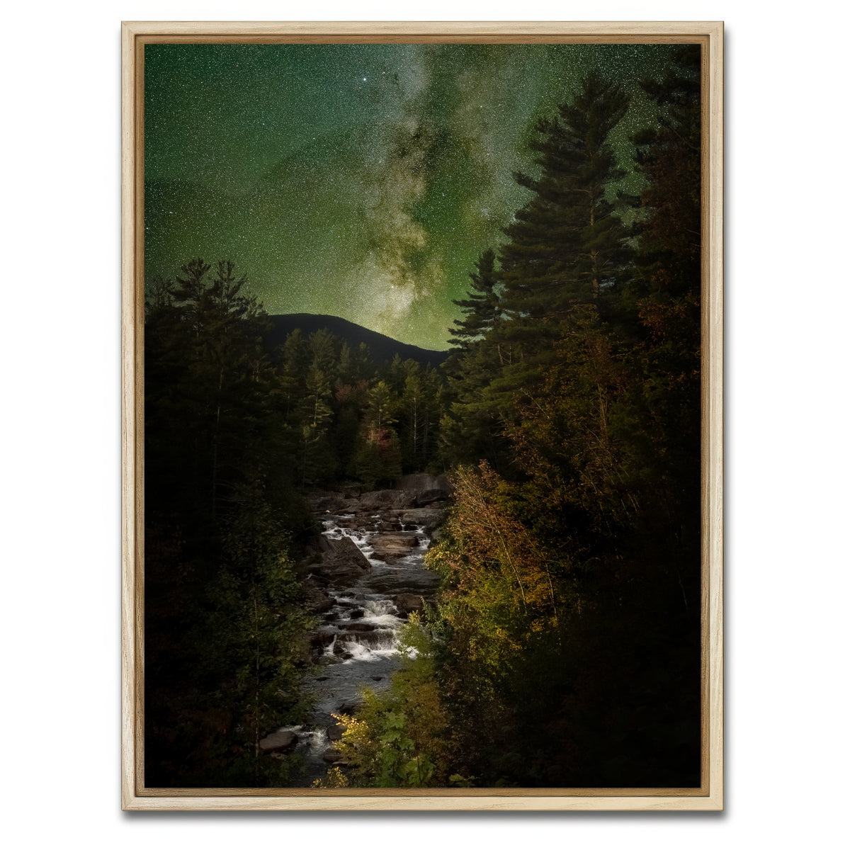 AUTO-MOCKUP WHITE | Catskill Night | 1 Piece | Natural Framed Canvas | group=3x4