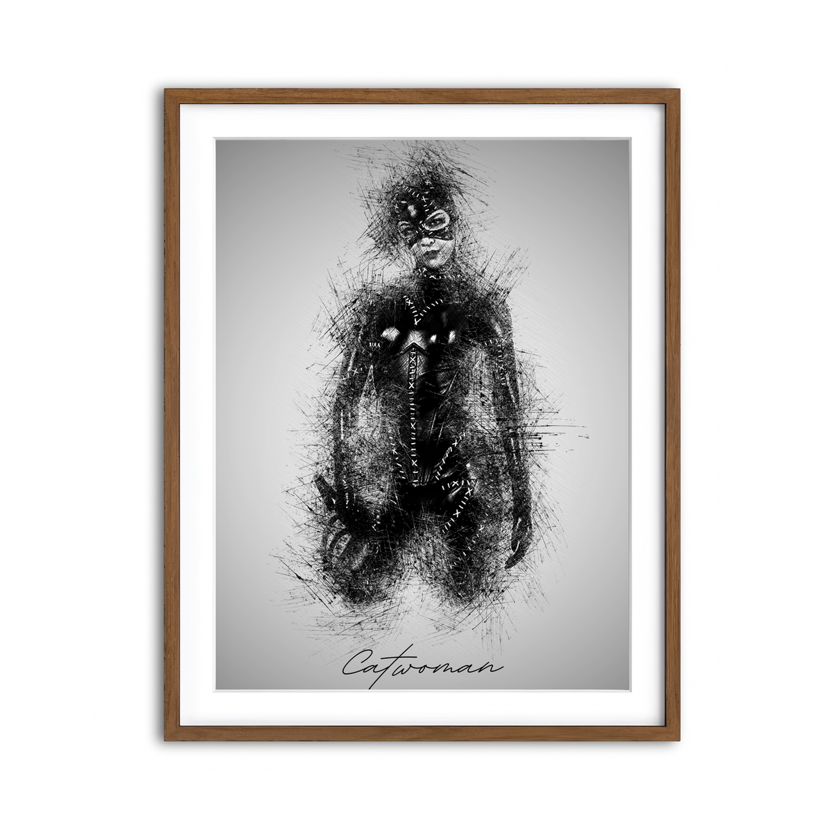 Framed Print 3x4 Walnut