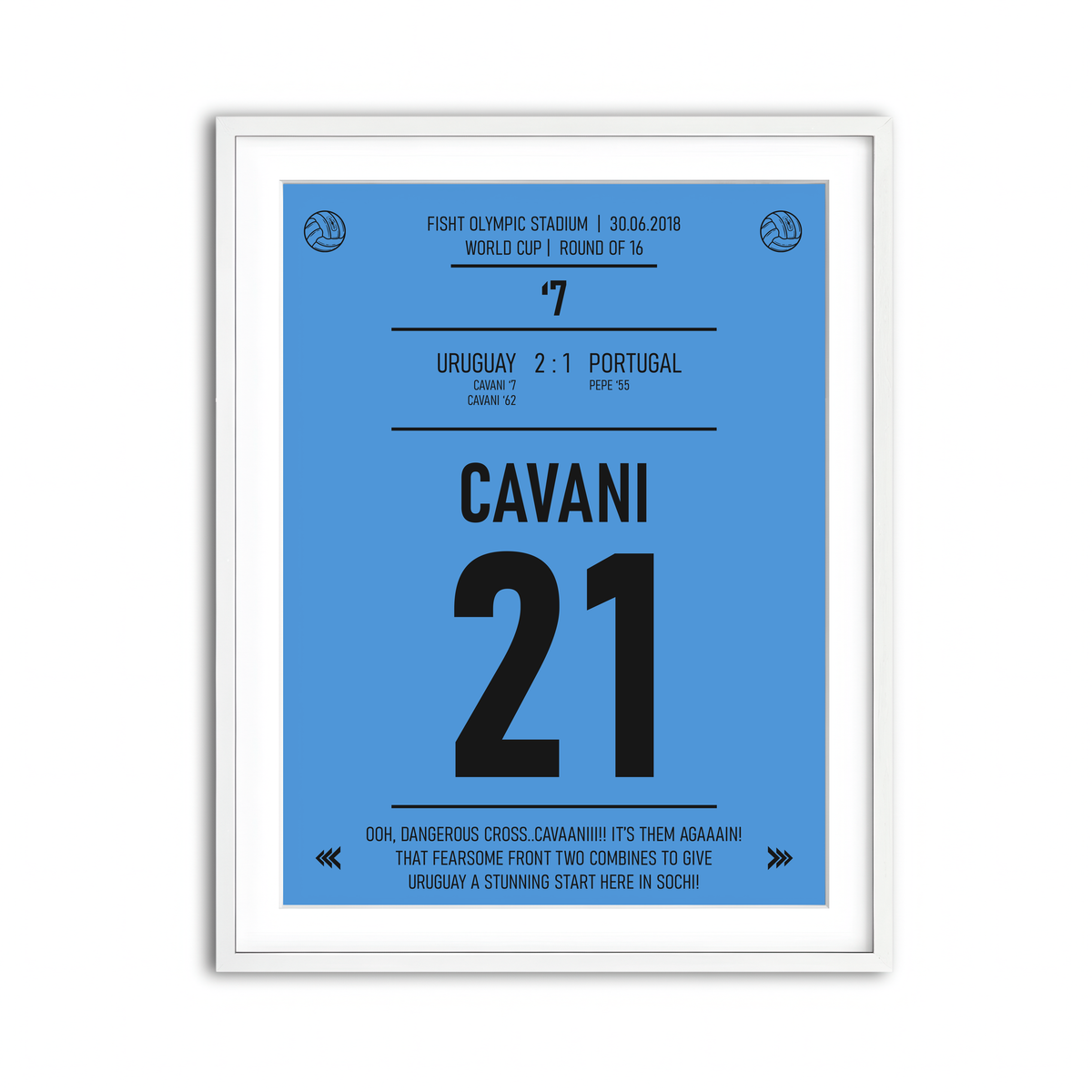 Framed Print 3x4 White