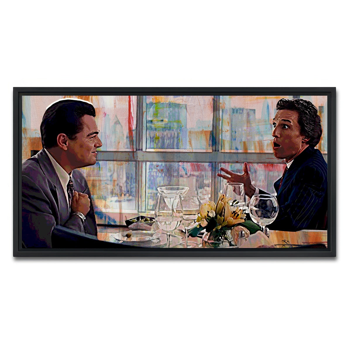 AUTO-MOCKUP WHITE | Caw | 1 Piece | Black Framed Canvas | group=2x1