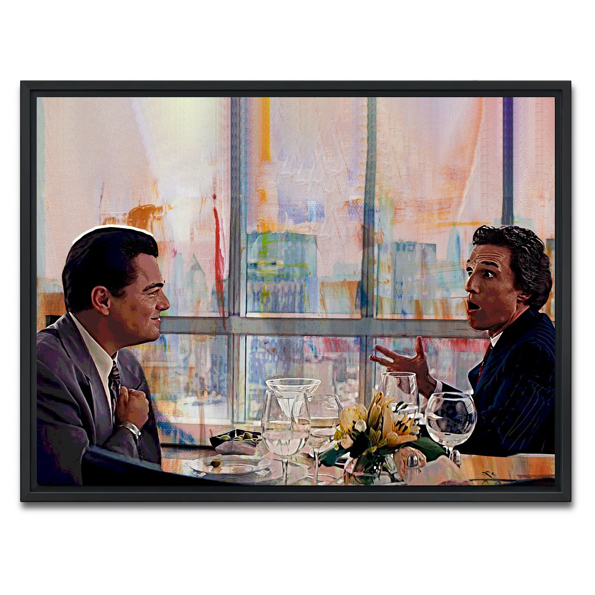 AUTO-MOCKUP WHITE | Caw | 1 Piece | Black Framed Canvas | group=4x3