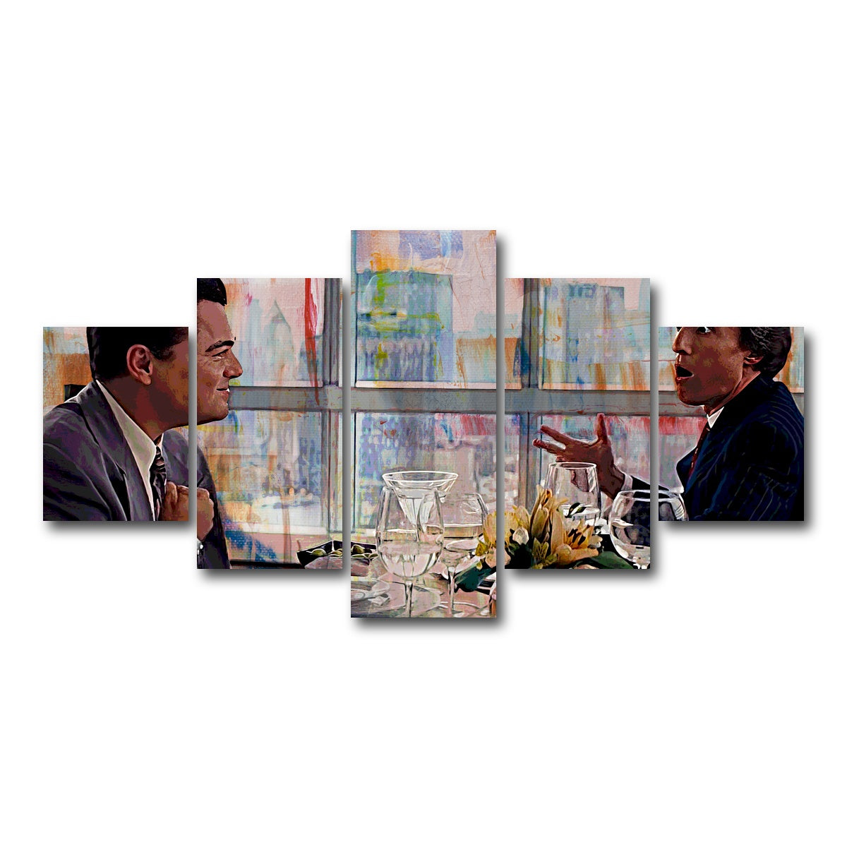 AUTO-MOCKUP WHITE | Caw | 5 Piece | Gallery Wrap Canvas | group=5_short