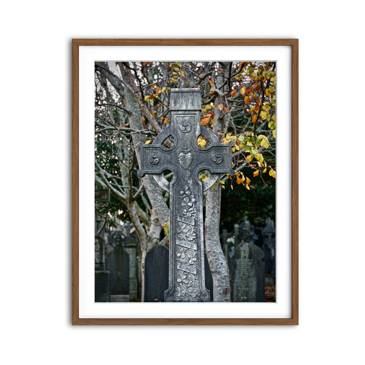 Framed Print 3x4 Walnut