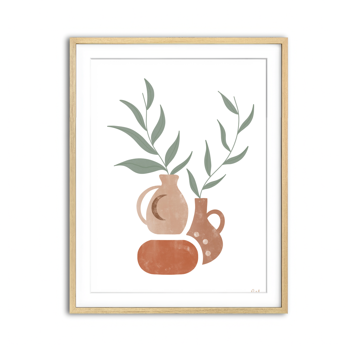 Framed Print 3x4 Natural