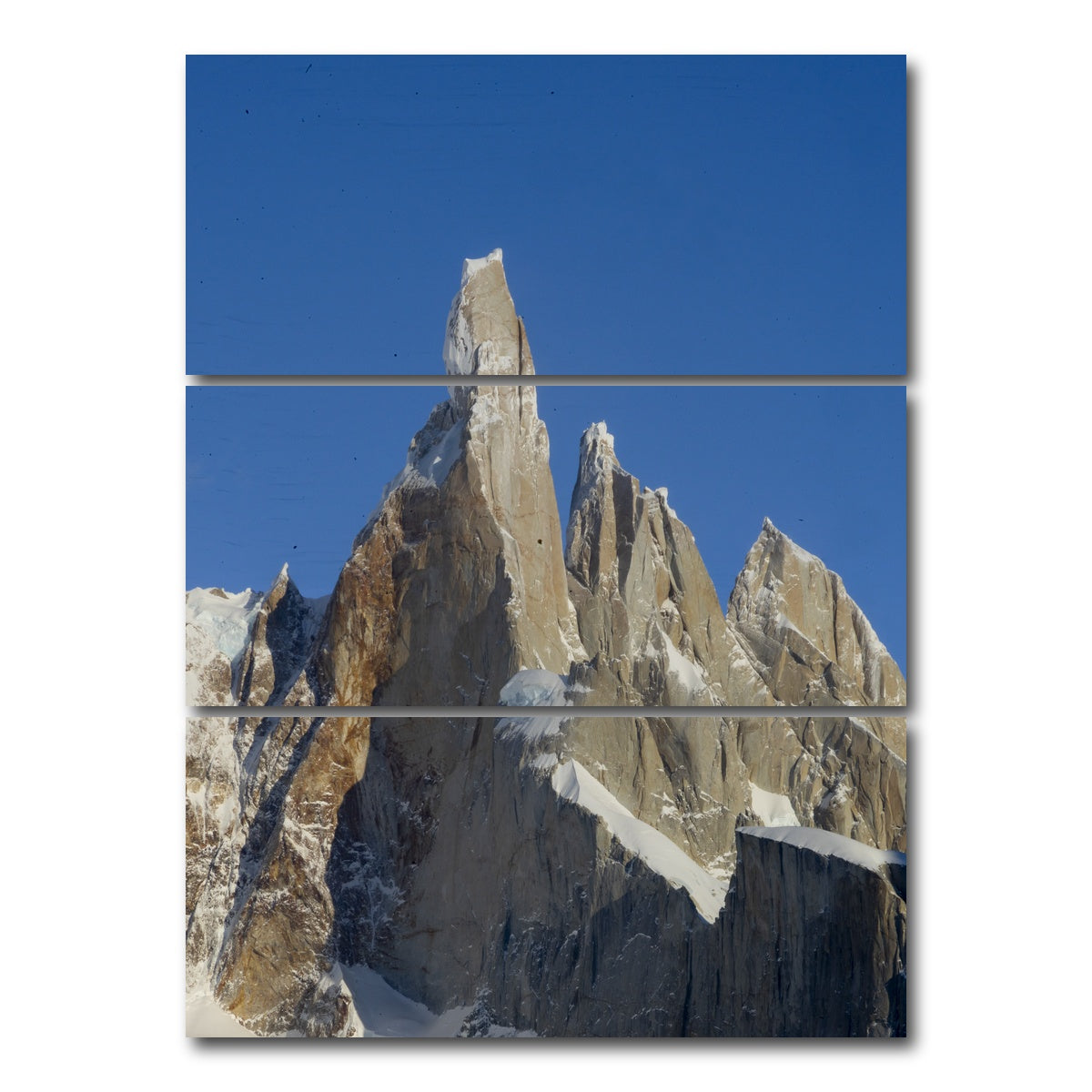 AUTO-MOCKUP WHITE | Cerro Torre - Patagonia | 3 Piece | Gallery Wrap Canvas | group=8x18_stacked
