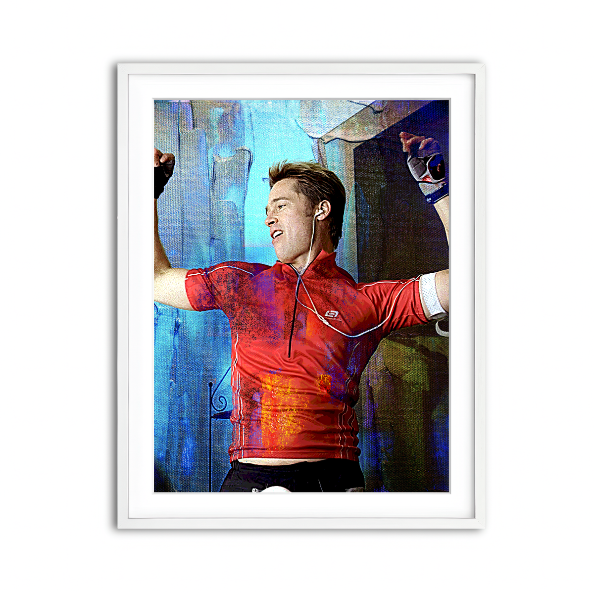 Framed Print 3x4 White