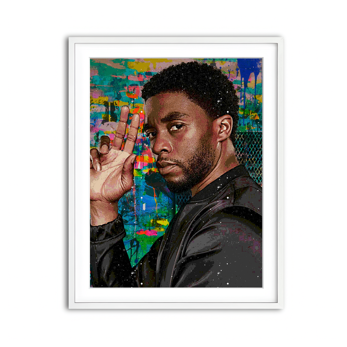 Framed Print 3x4 White