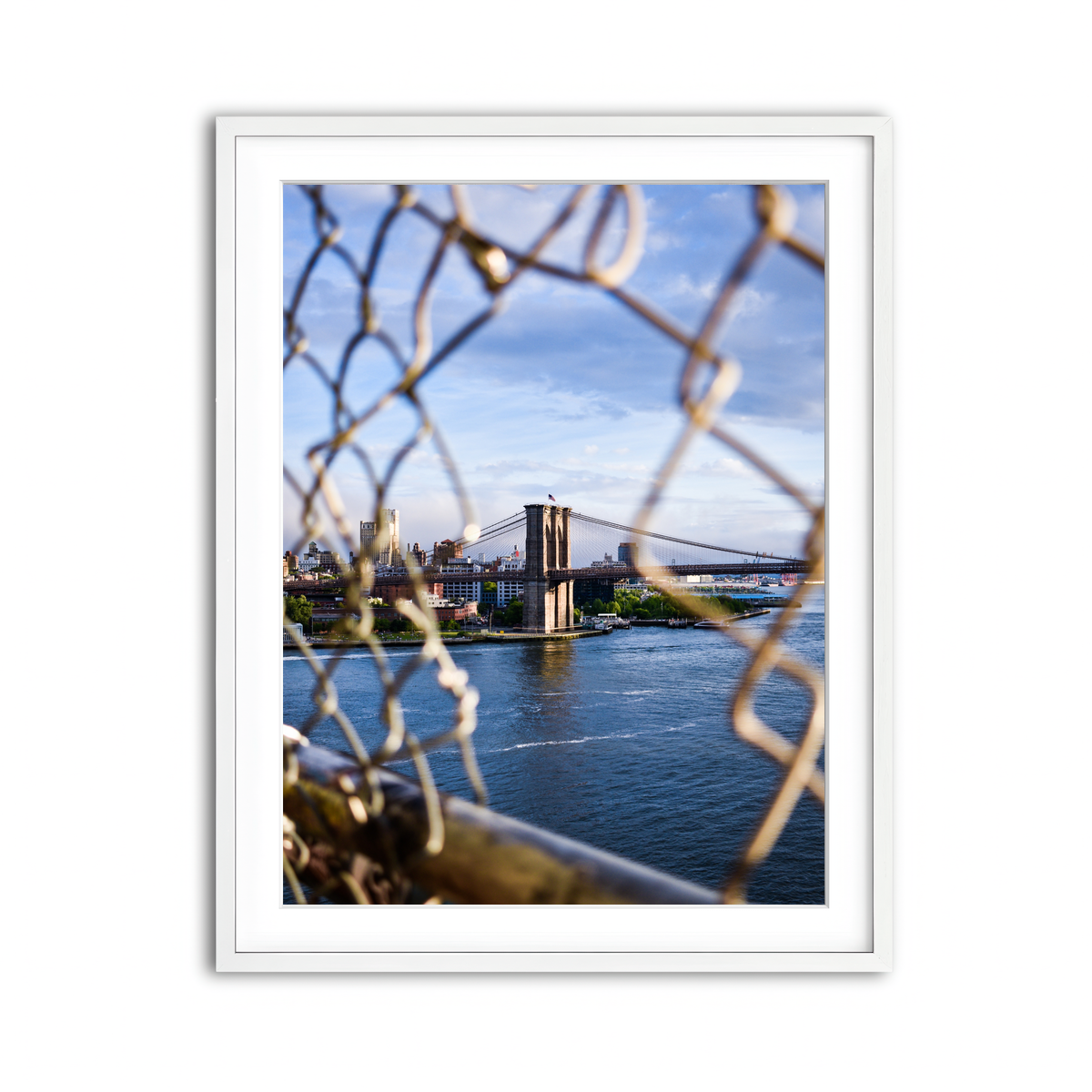 Framed Print 3x4 White
