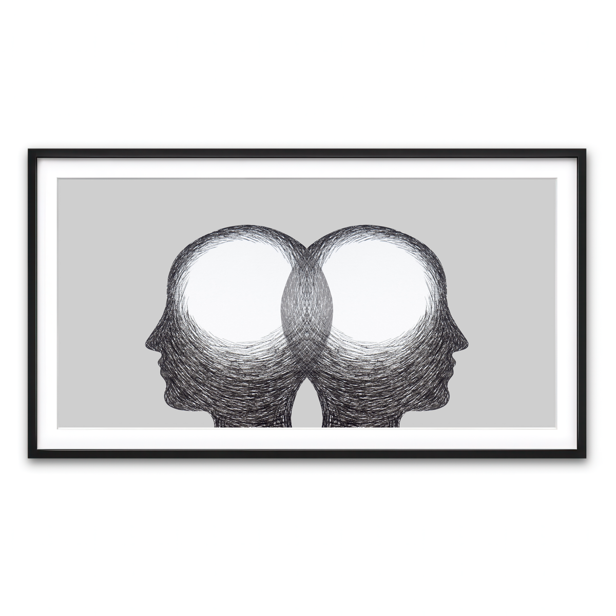 Framed Print 2x1 Black
