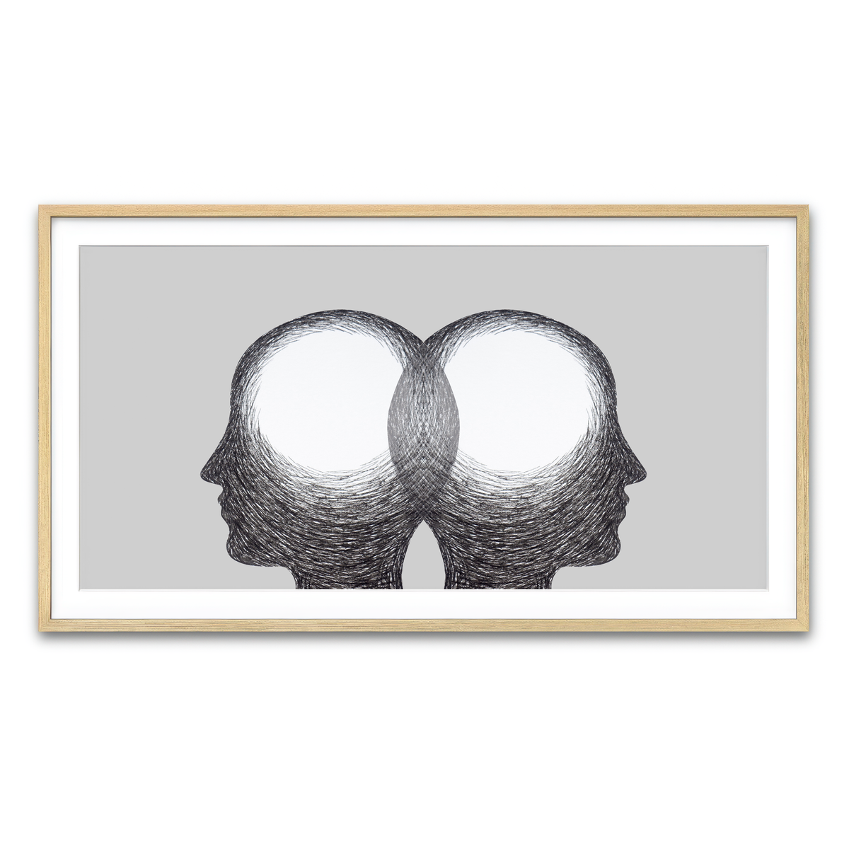 Framed Print 2x1 Natural