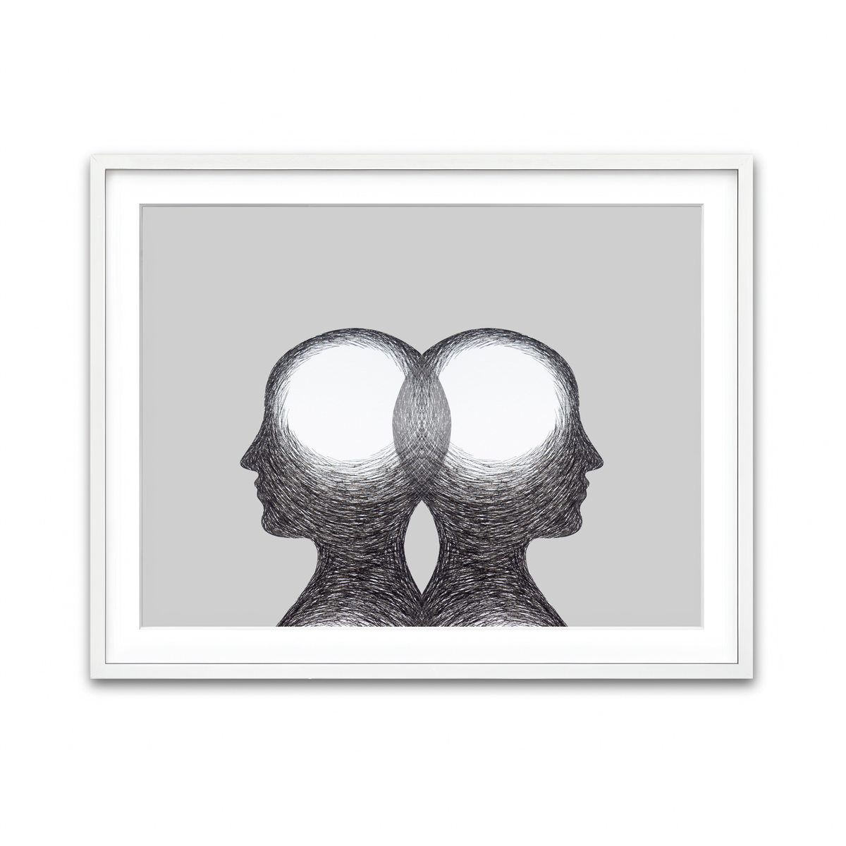 Framed Print 4x3 White