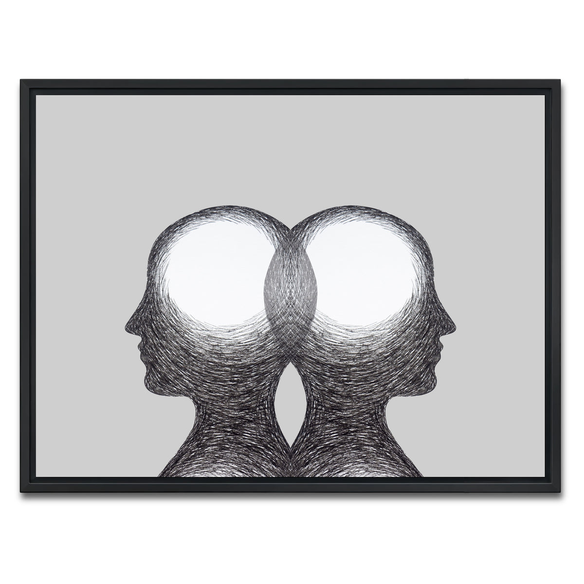 AUTO-MOCKUP WHITE | Chakra body mind | 1 Piece | Black Framed Canvas | group=4x3