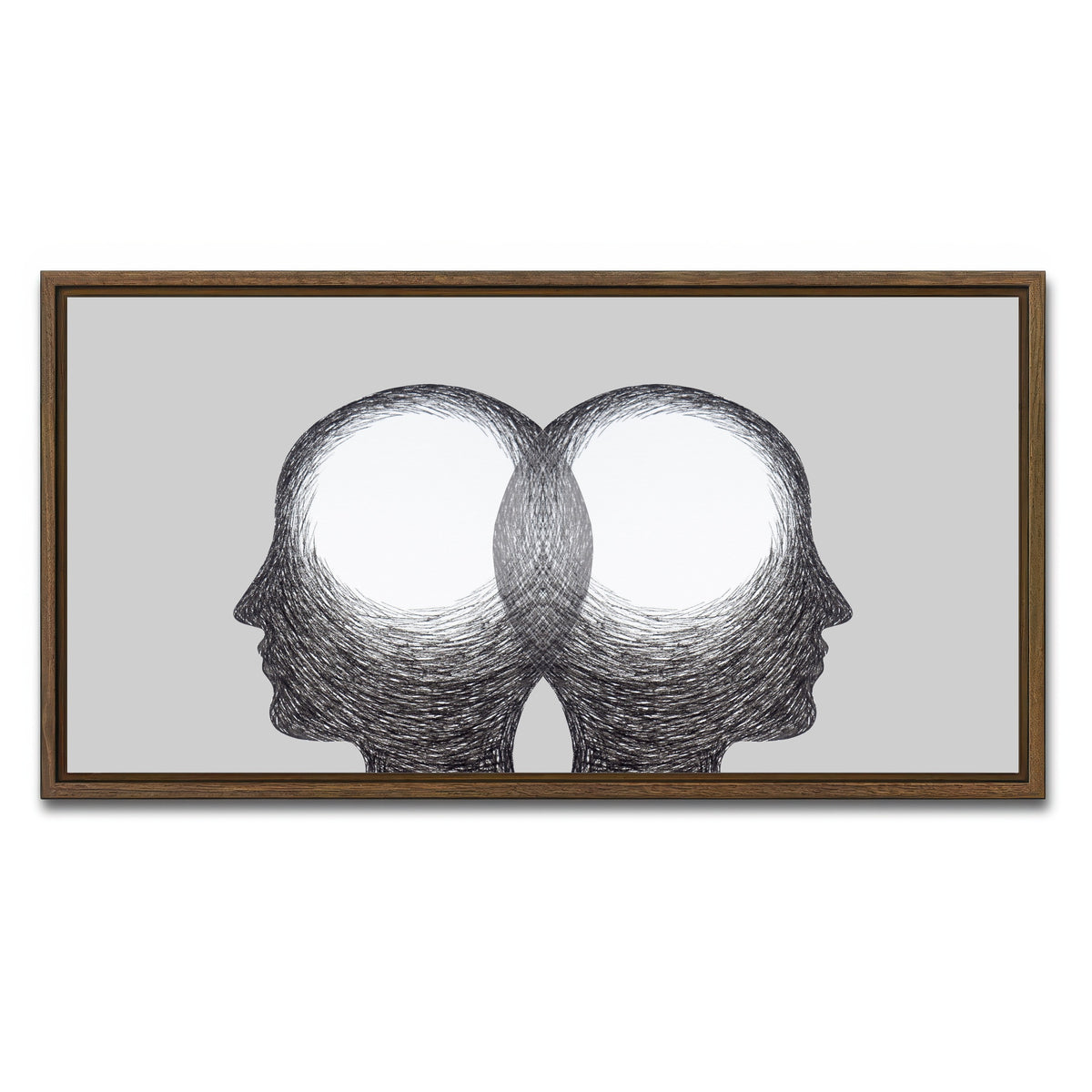 AUTO-MOCKUP WHITE | Chakra body mind | 1 Piece | Walnut Framed Canvas | group=2x1