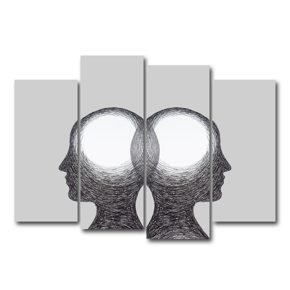 AUTO-MOCKUP WHITE | Chakra body mind | 4 Piece | Gallery Wrap Canvas | group=4_normal