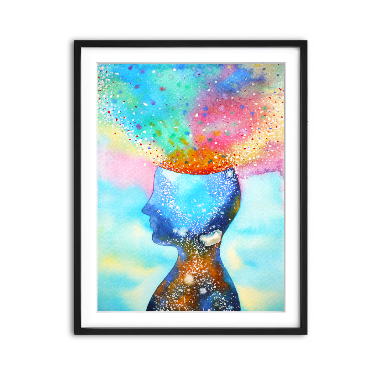 Framed Print 3x4 Black