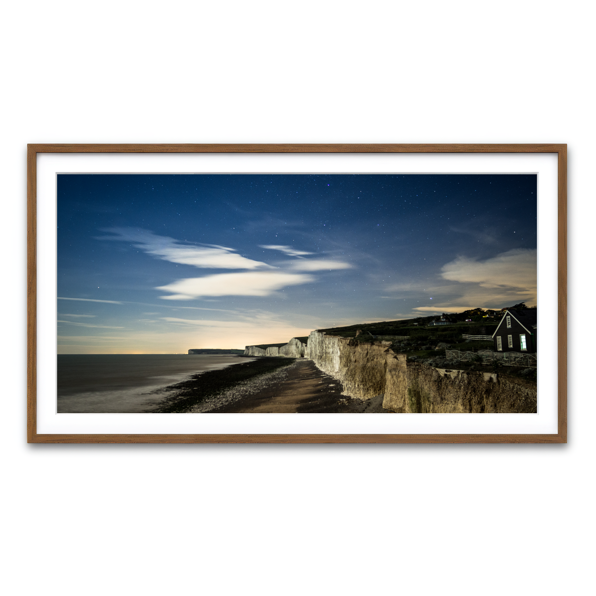 Framed Print 2x1 Walnut
