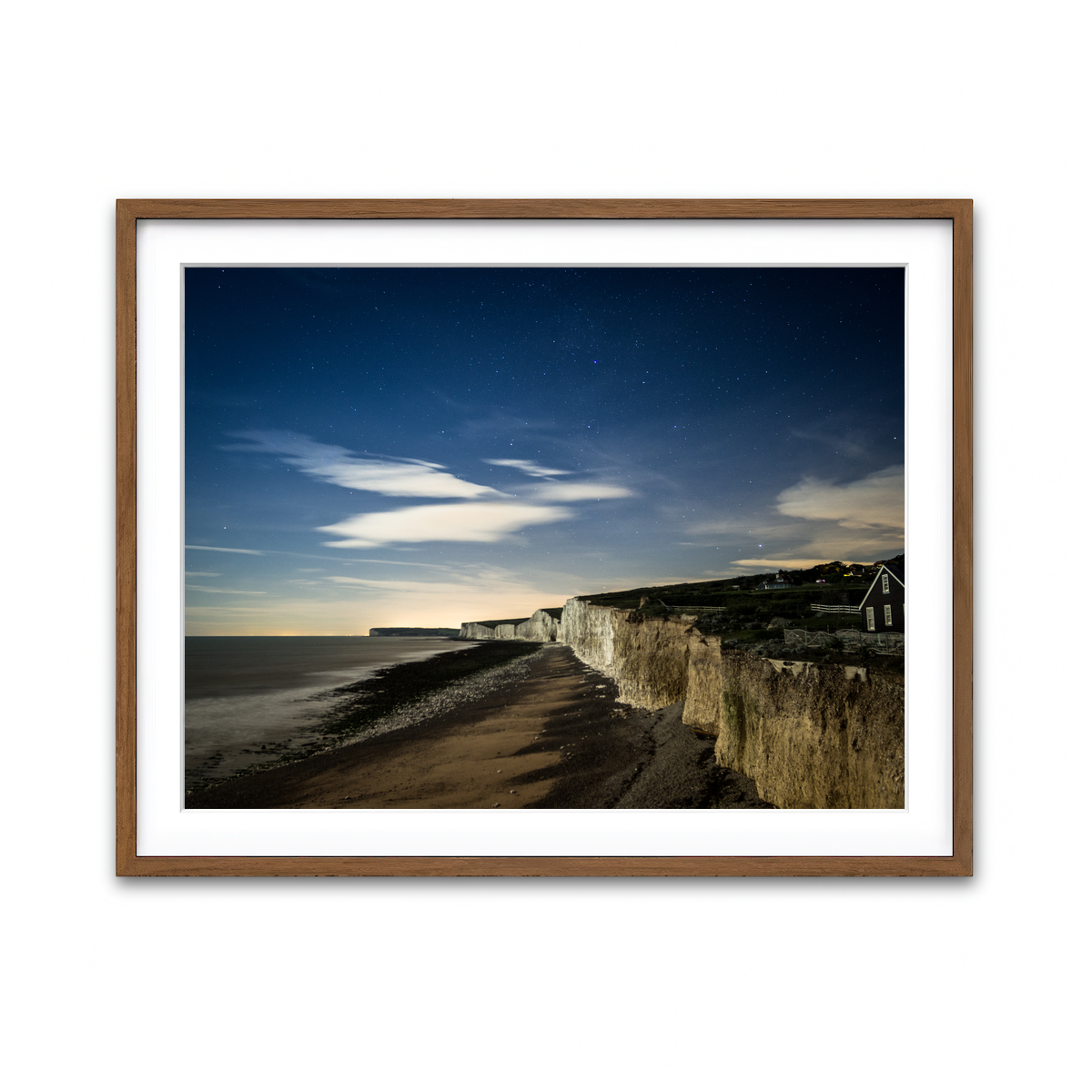 Framed Print 4x3 Walnut