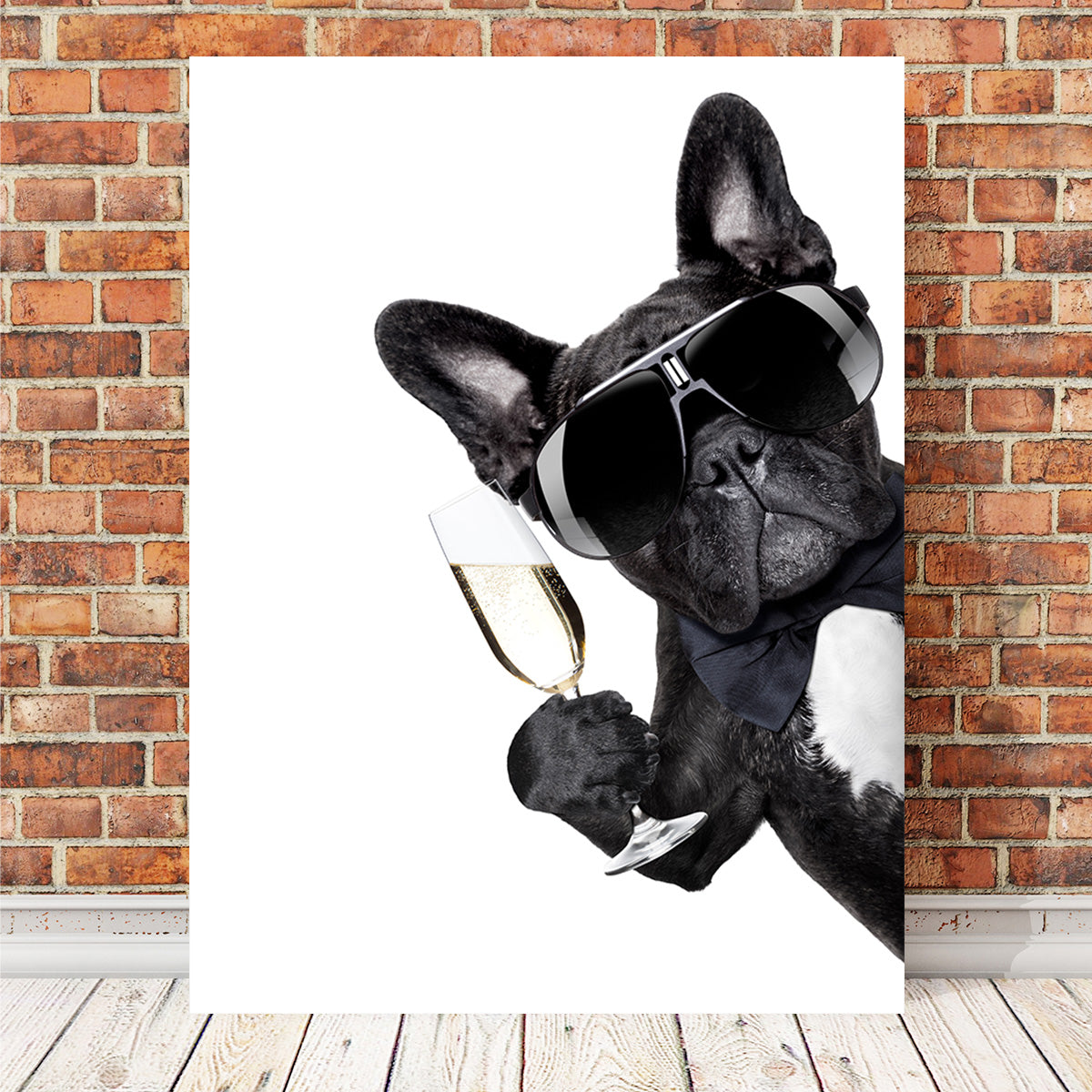 Champagne Dog Wall Art