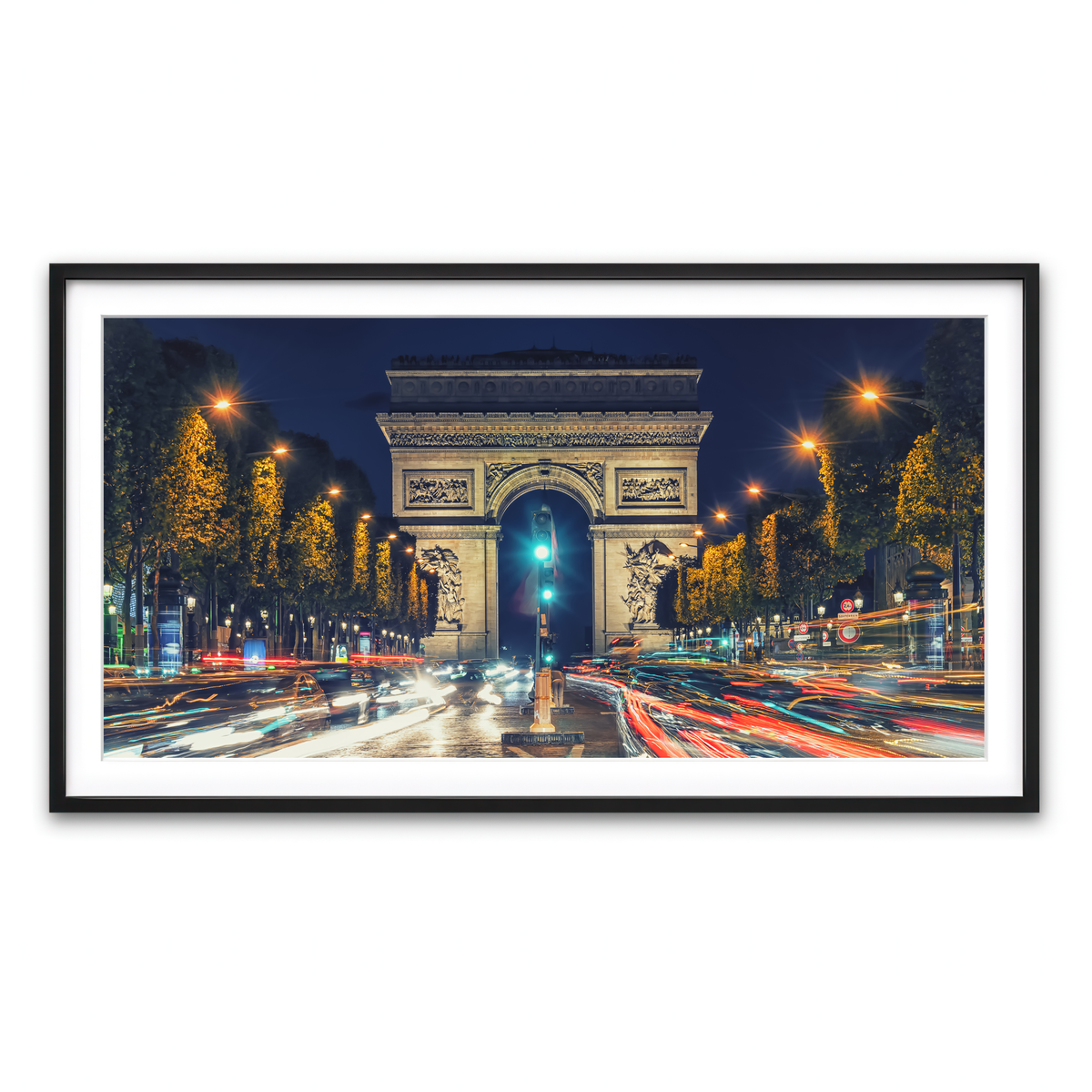 Framed Print 2x1 Black