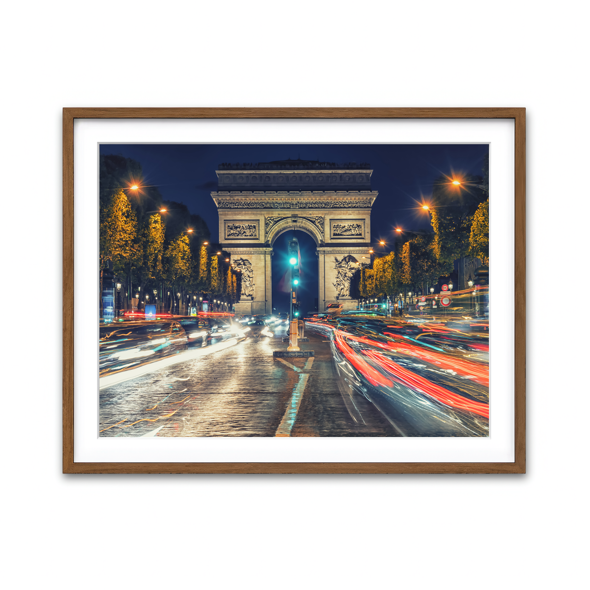 Framed Print 4x3 Walnut