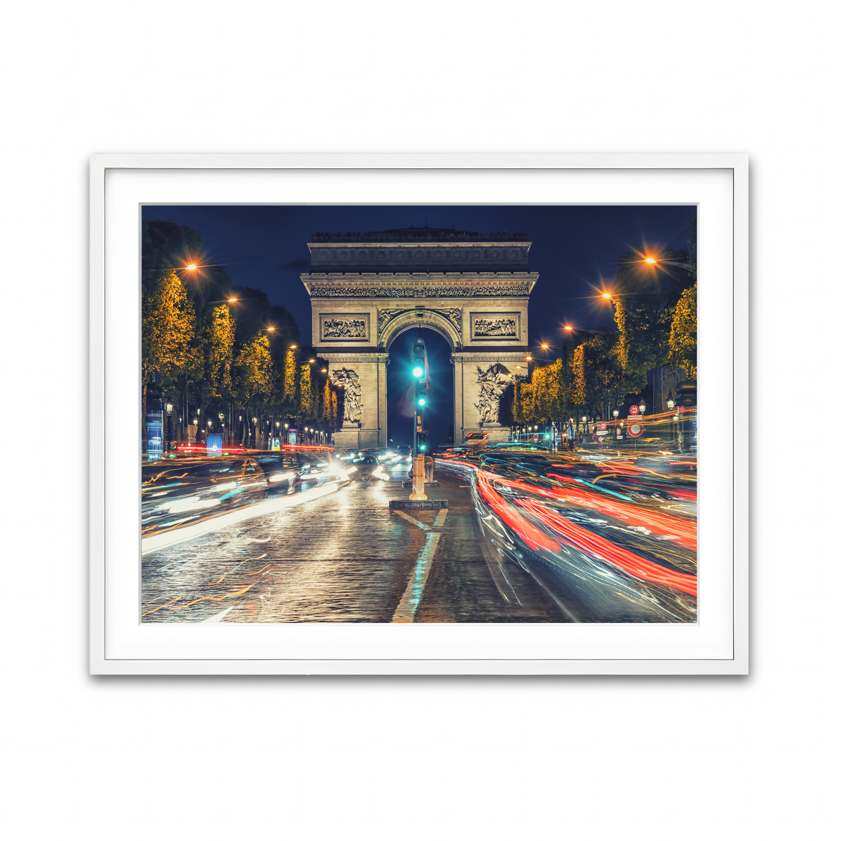 Framed Print 4x3 White