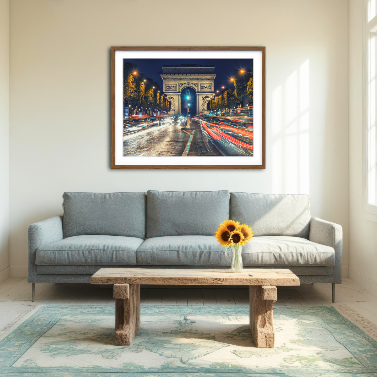 AUTO-MOCKUP ROOM | Champs Elysees Wall Art