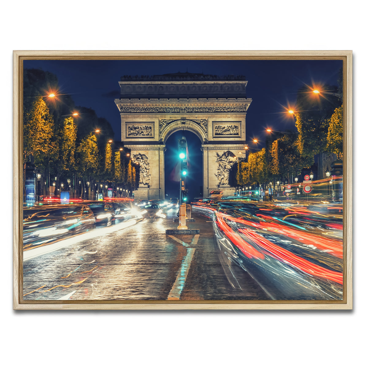AUTO-MOCKUP WHITE | Champs Elysees | 1 Piece | Natural Framed Canvas | group=4x3