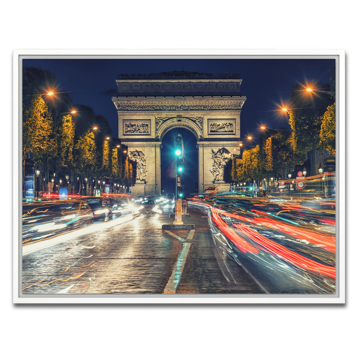AUTO-MOCKUP WHITE | Champs Elysees | 1 Piece | White Framed Canvas | group=4x3