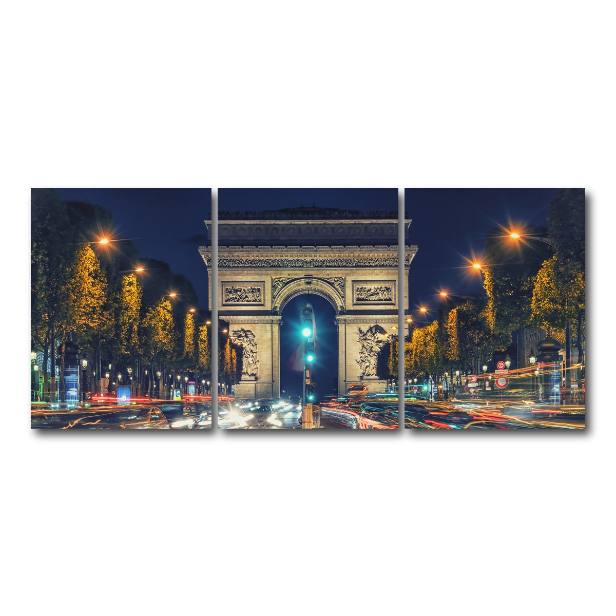 AUTO-MOCKUP WHITE | Champs Elysees | 3 Piece | Gallery Wrap Canvas | group=18x24