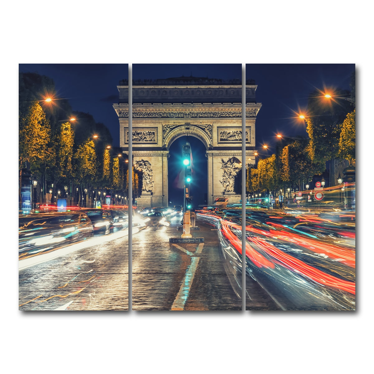 AUTO-MOCKUP WHITE | Champs Elysees | 3 Piece | Gallery Wrap Canvas | group=8x18