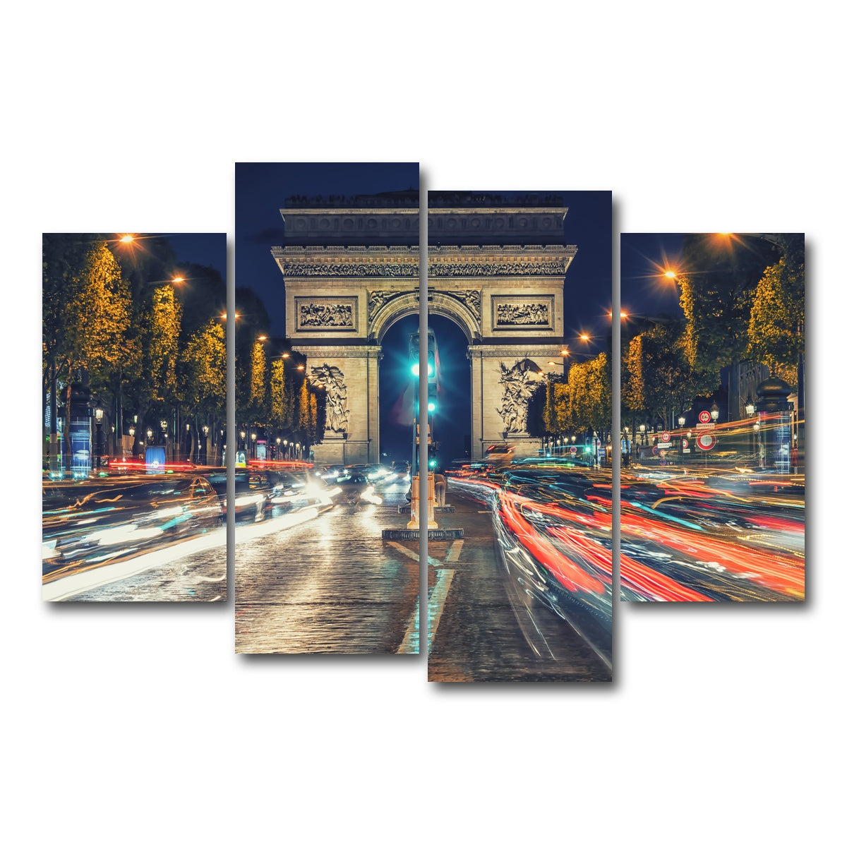 AUTO-MOCKUP WHITE | Champs Elysees | 4 Piece | Gallery Wrap Canvas | group=4_short