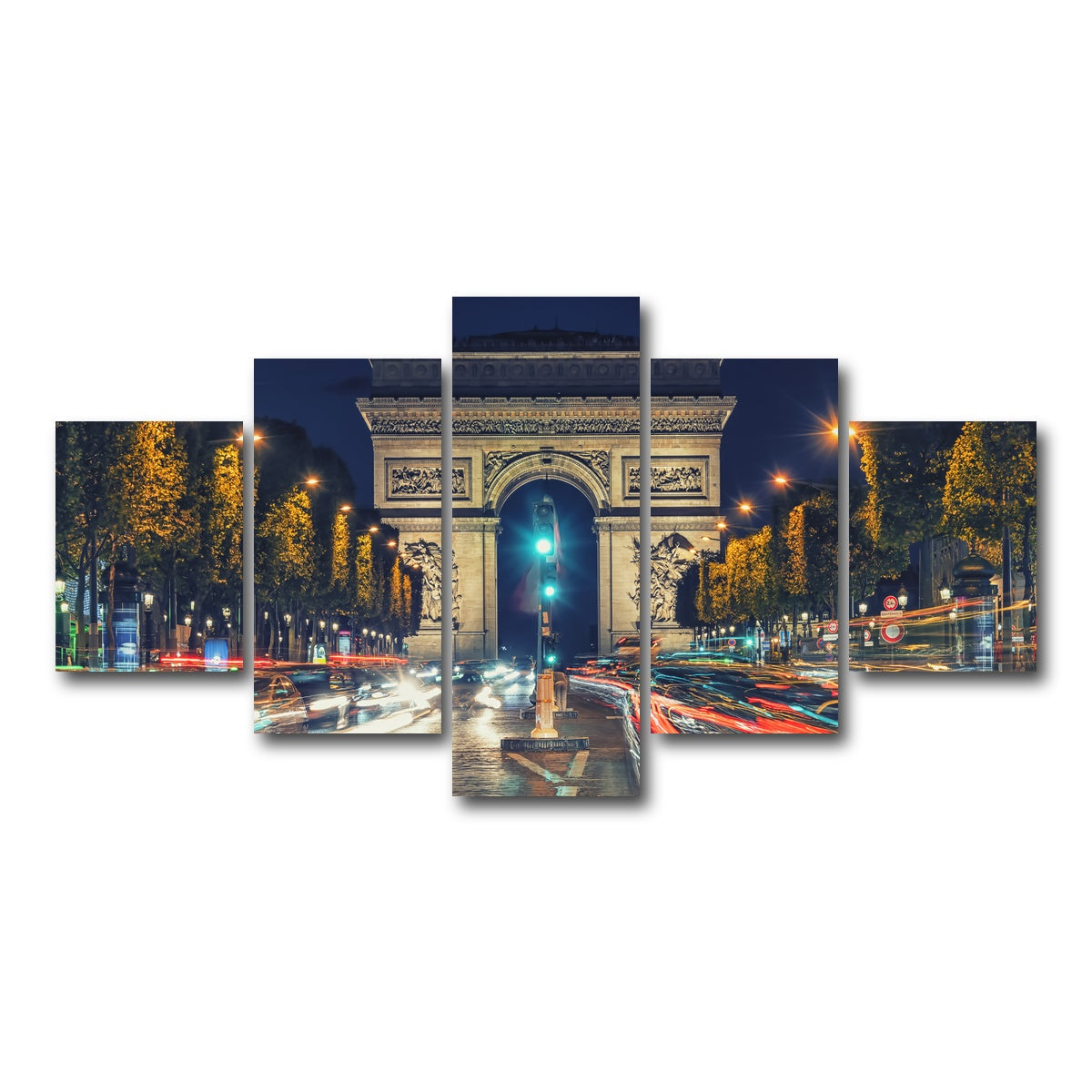 AUTO-MOCKUP WHITE | Champs Elysees | 5 Piece | Gallery Wrap Canvas | group=5_short