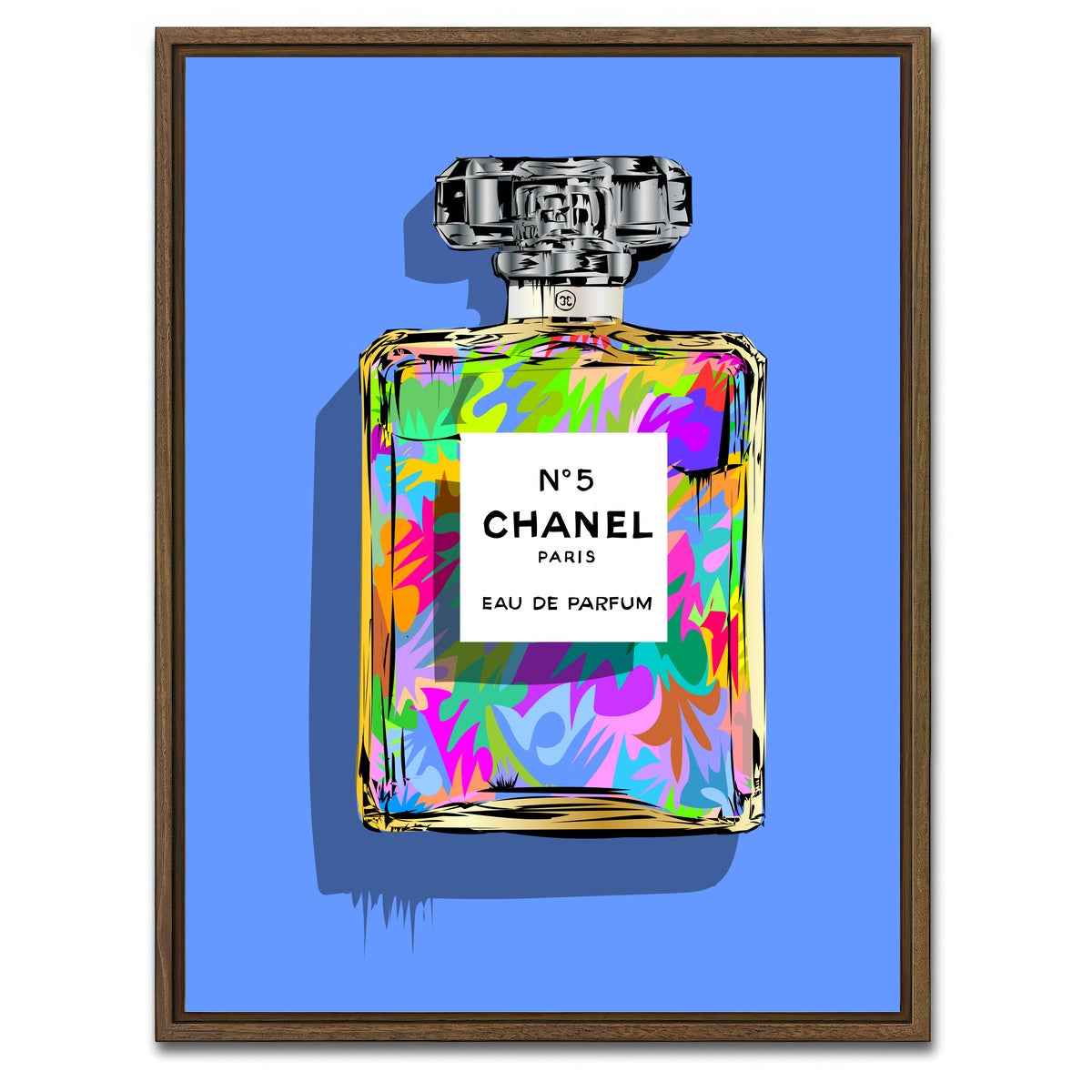AUTO-MOCKUP WHITE | Chanel | 1 Piece | Walnut Framed Canvas | group=3x4