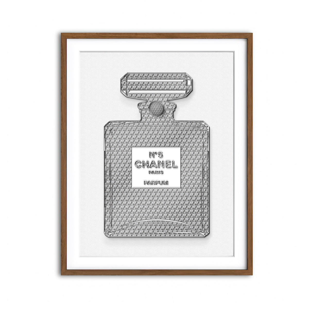 Framed Print 3x4 Walnut