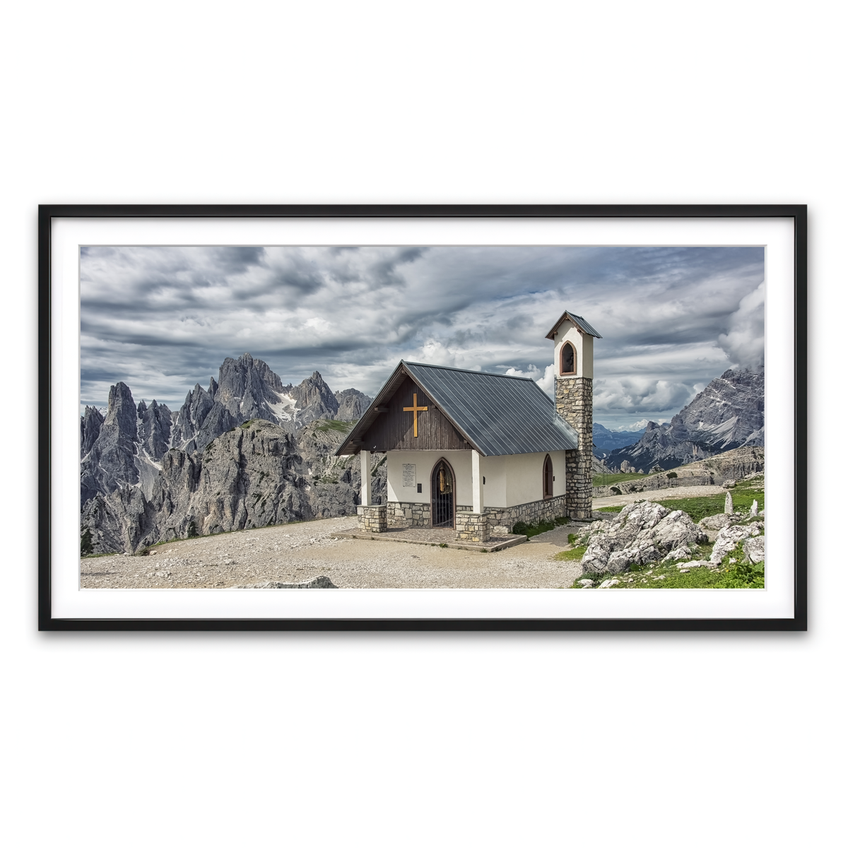 Framed Print 2x1 Black