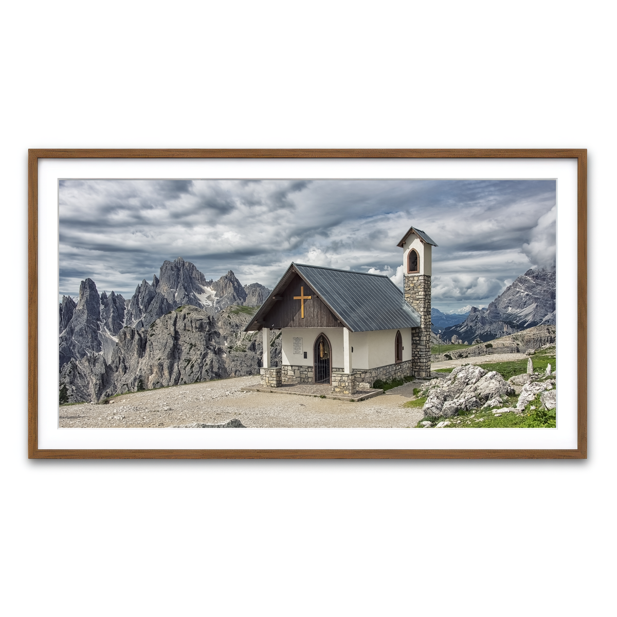 Framed Print 2x1 Walnut