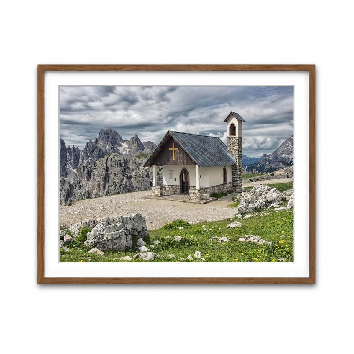 Framed Print 4x3 Walnut