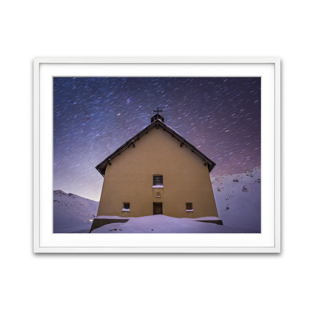 Framed Print 4x3 White