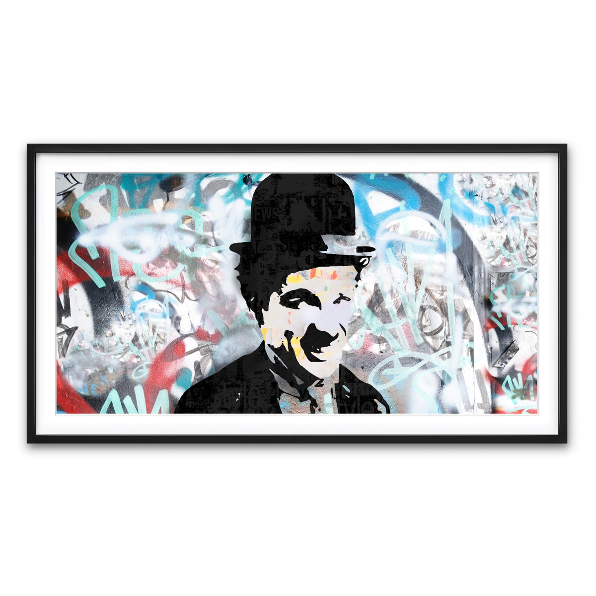 Framed Print 2x1 Black