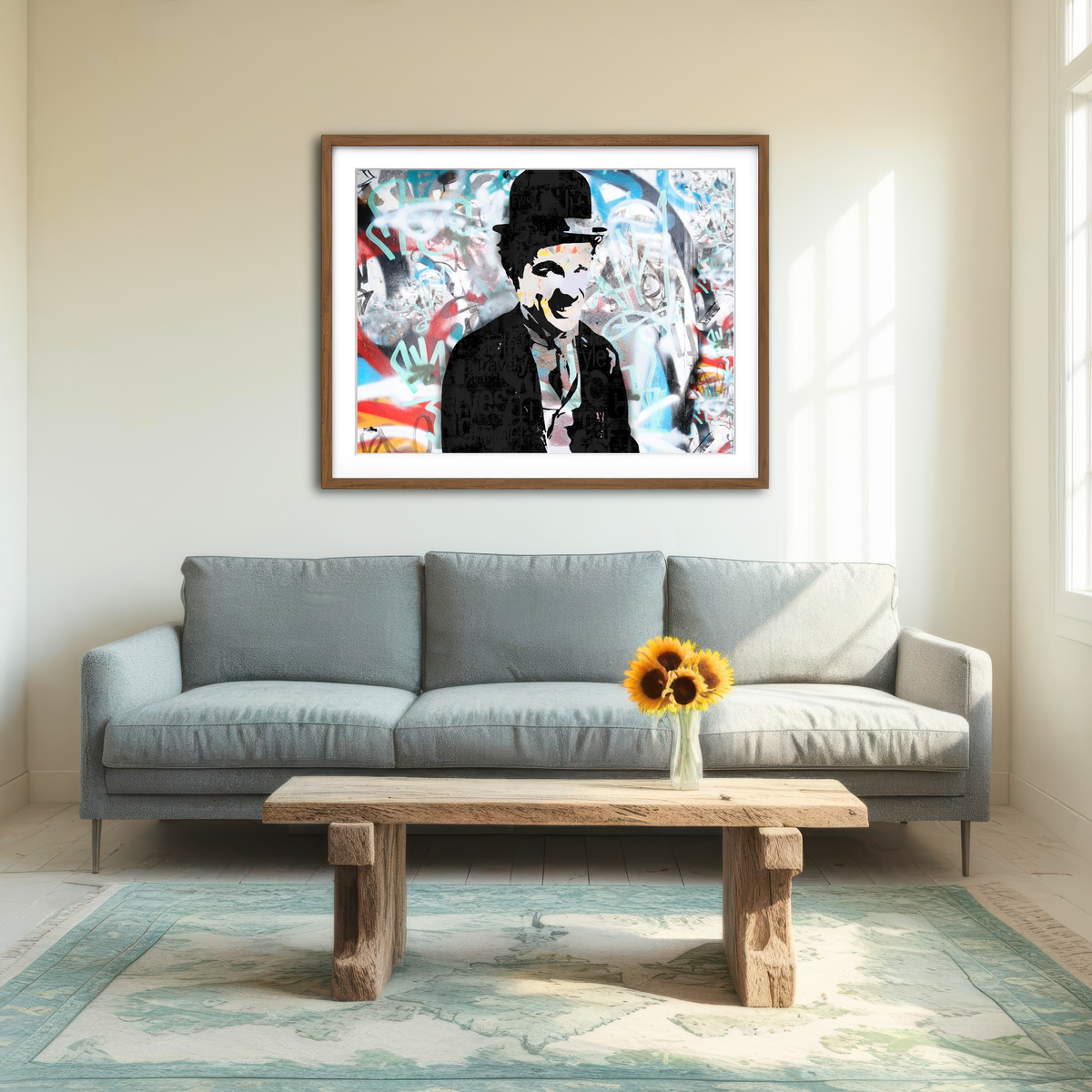 AUTO-MOCKUP ROOM | Chaplin 4 Wall Art