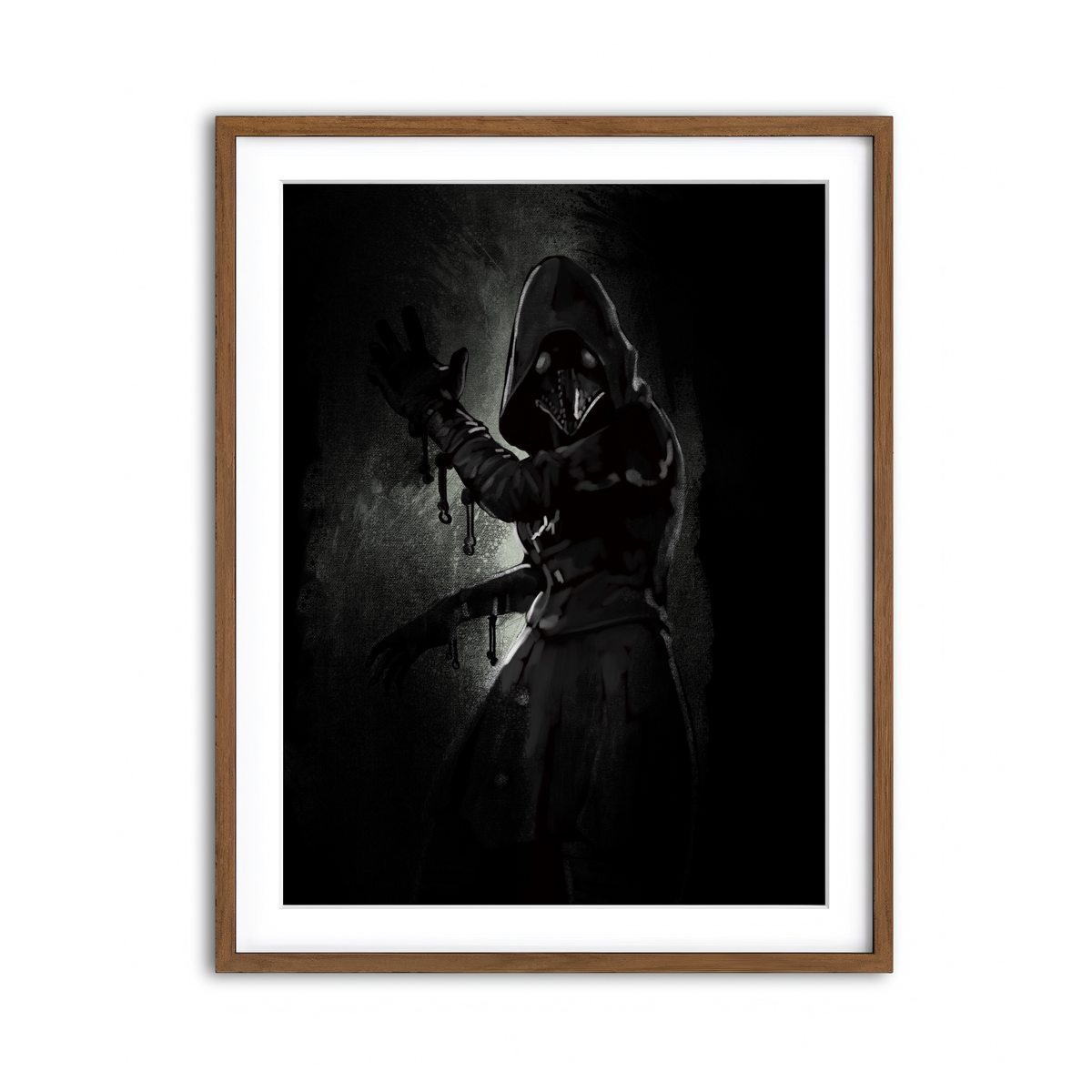 Framed Print 3x4 Walnut