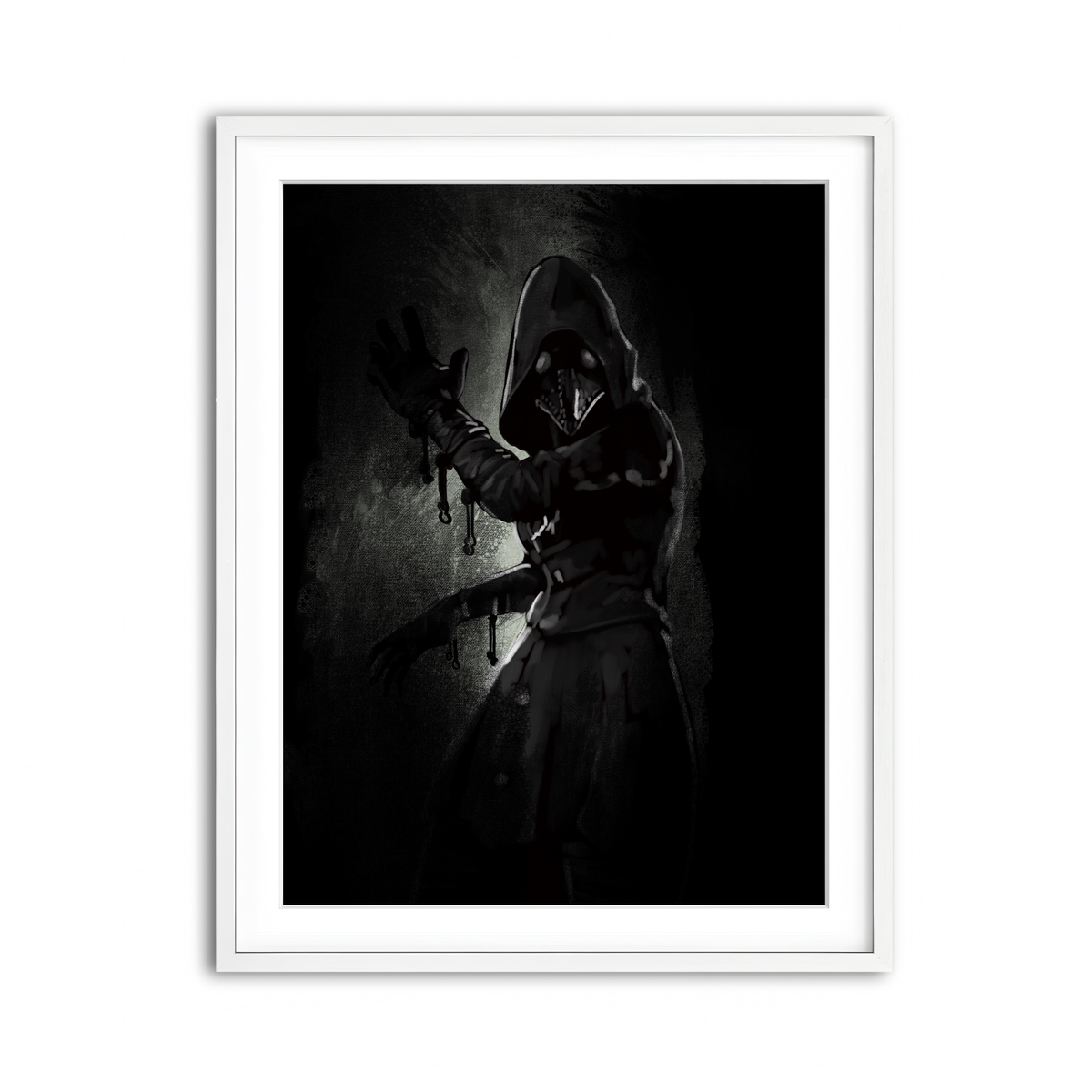 Framed Print 3x4 White