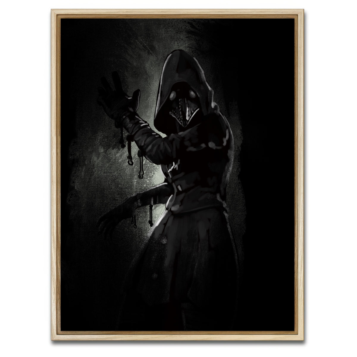 AUTO-MOCKUP WHITE | Character #5 | 1 Piece | Natural Framed Canvas | group=3x4