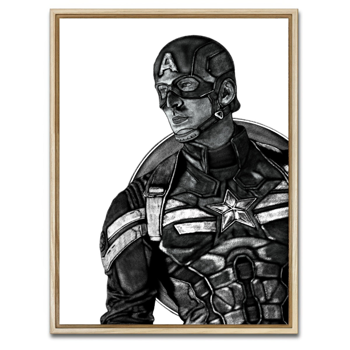 AUTO-MOCKUP WHITE | Charcoal Cap | 1 Piece | Natural Framed Canvas | group=3x4