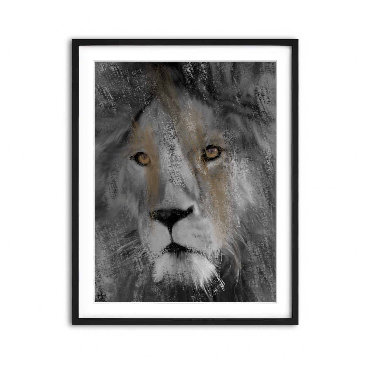 Framed Print 3x4 Black