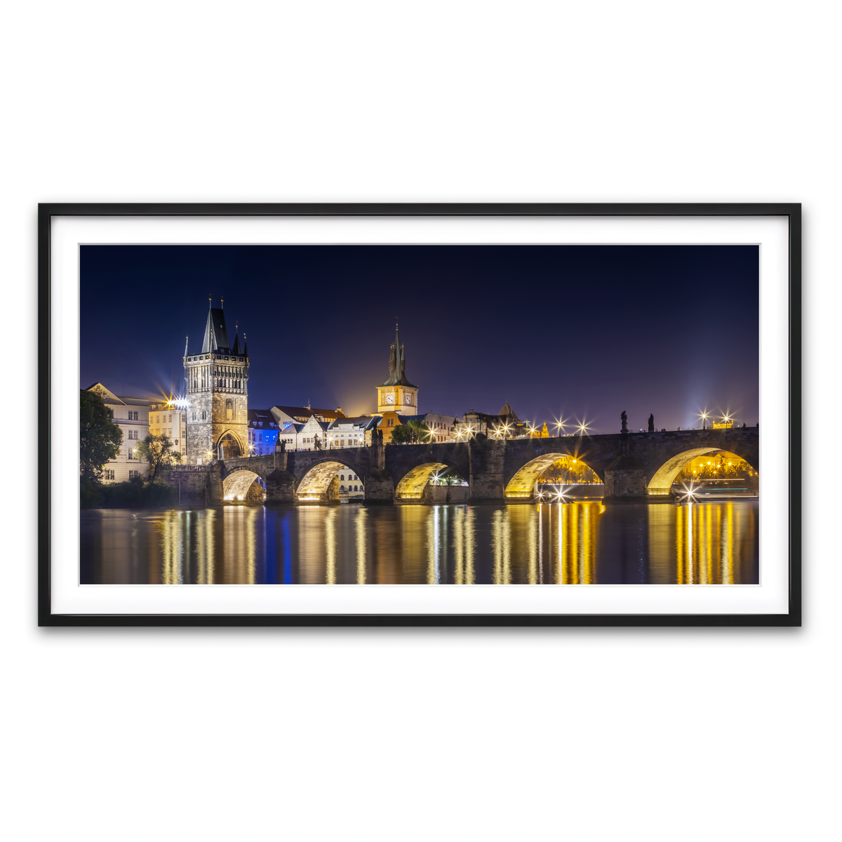 Framed Print 2x1 Black